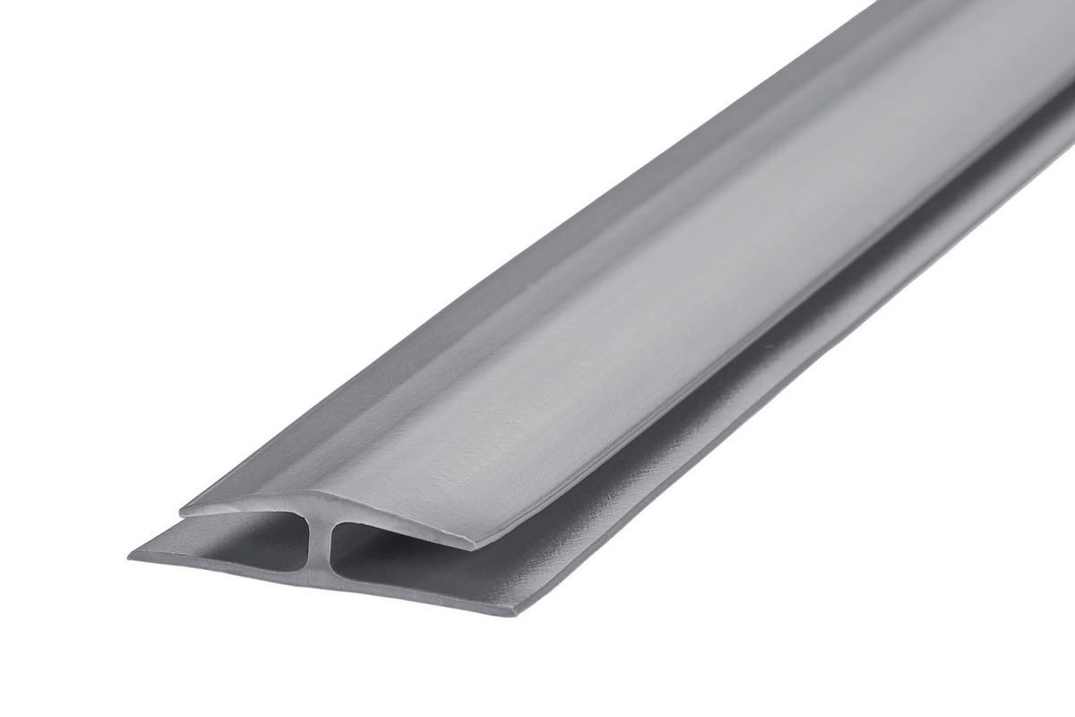 Einschubprofil grau B/L: ca. 3,2x100 cm pro Stück Einschubprofil 32x1000 Weich-PVC bs - grau (3,20/100,00cm)