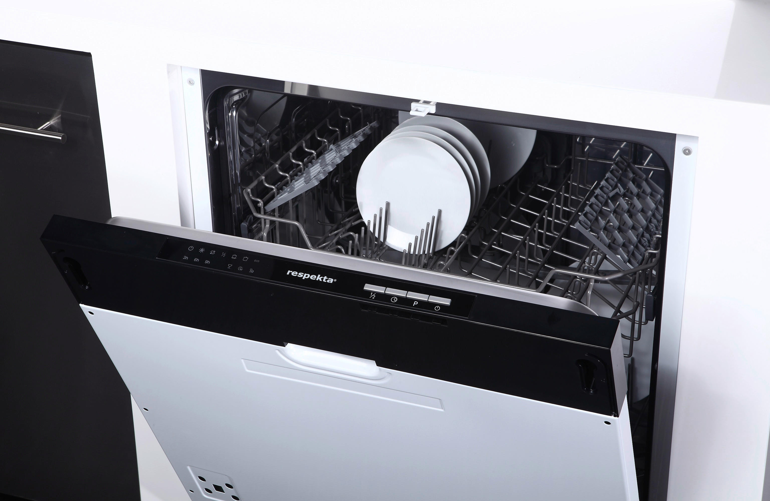 Thumbnail - Respekta Küchenblock Premium weiß matt B/H/T: ca. 220x211x60 cm