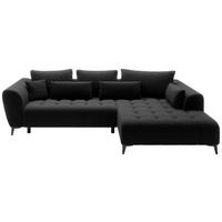 Funktionsecke Garay-S schwarz Microfaser B/H/T: ca. 287x83x220 cm Garay-S - schwarz (287,00/83,00/220,00cm)
