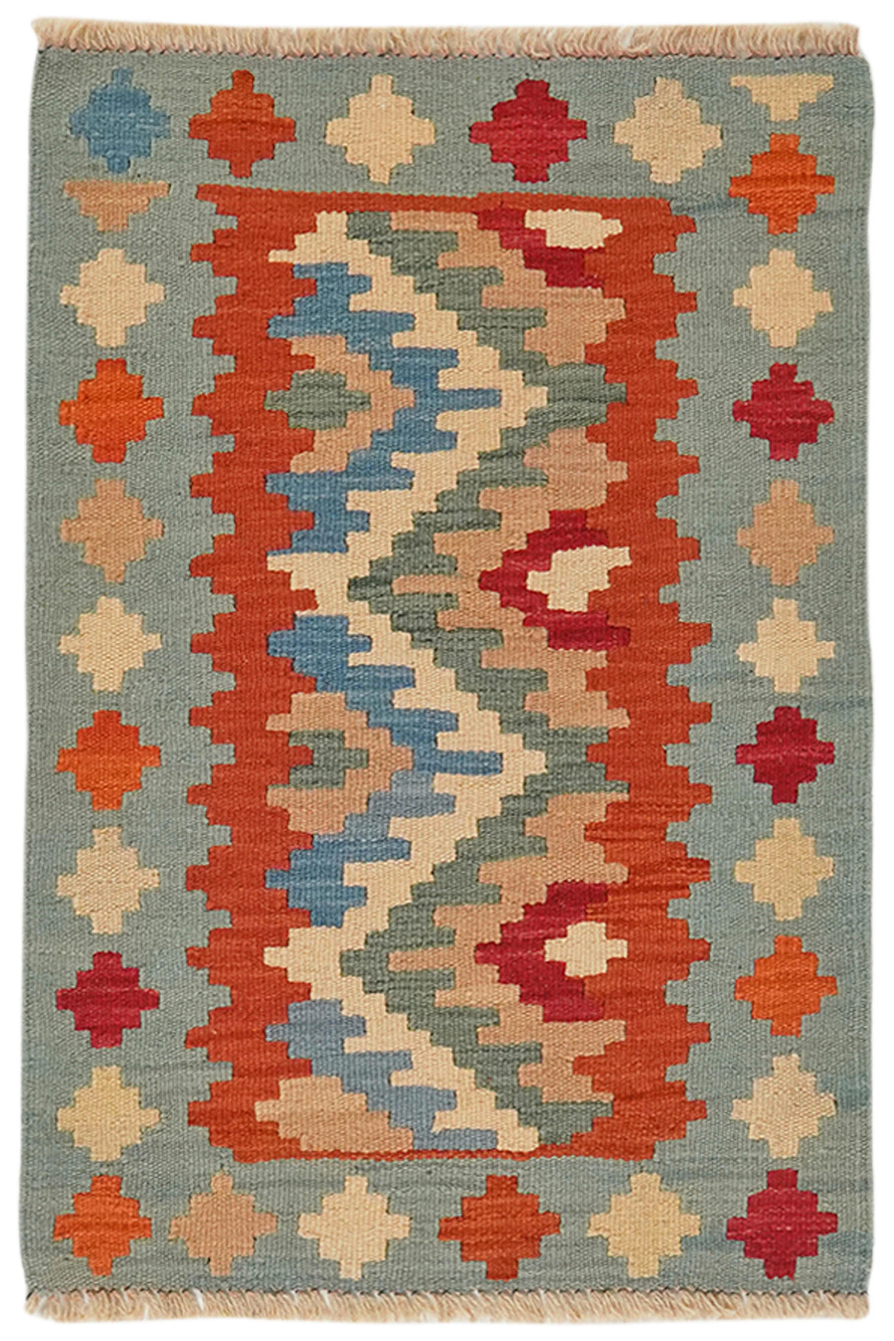 PersaTepp Teppich Kelim Gashgai bunt B/H/L: ca. 60x1x87 cm Kelim Gashgai - bunt (87,00/60,00/1,00cm) - PersaTepp