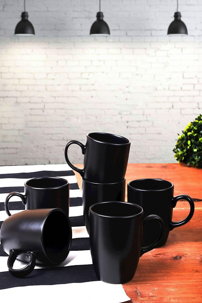 Thumbnail - HermiaConcept Kaffeebecher 6-tlg. schwarz Keramik 6 tlg.