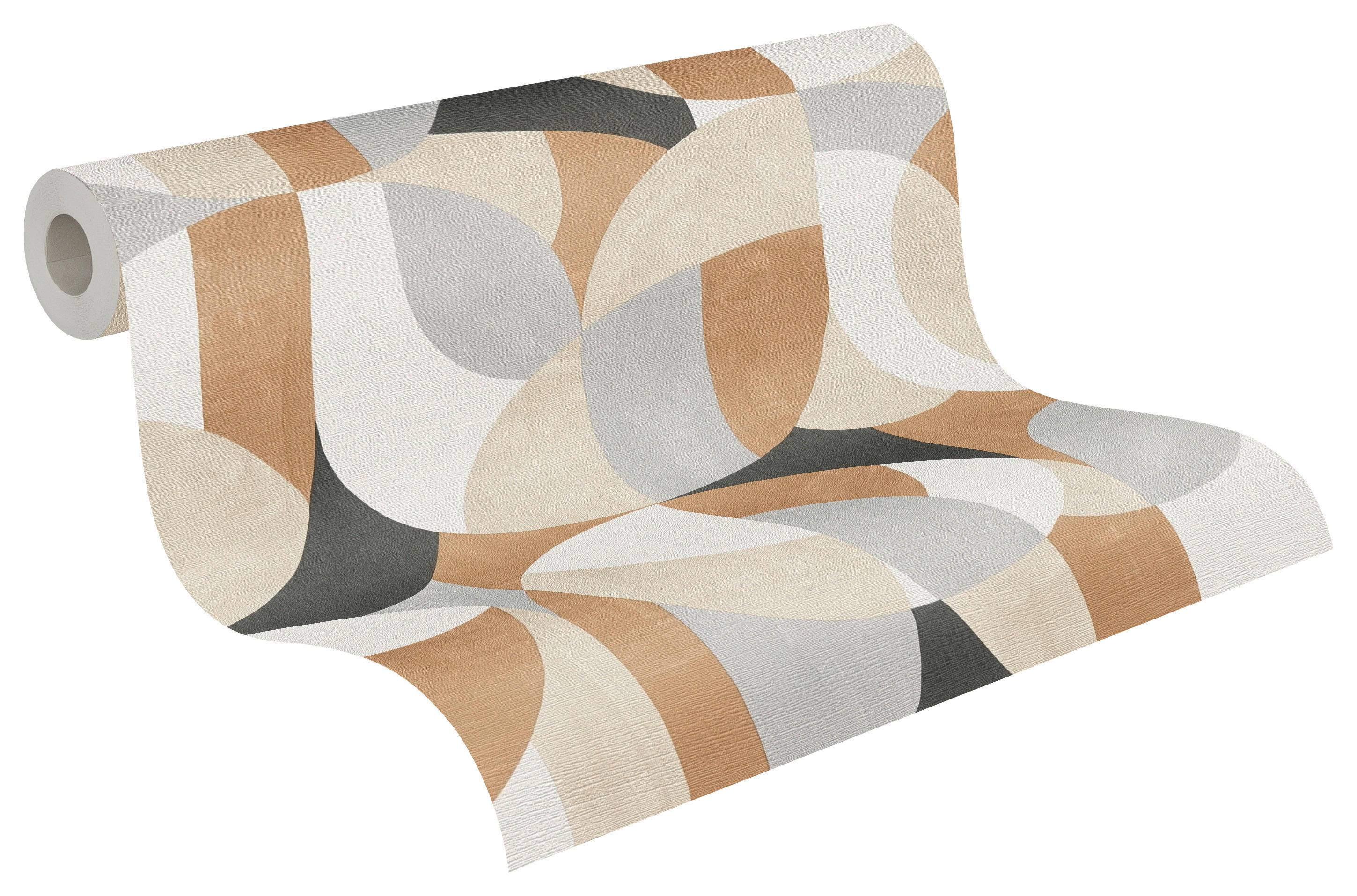 A.S.Création Vliestapete schwarz beige B/H/D: ca. 53x1005x8,6 cm Vliestapete - beige/schwarz (8,60/1005,00cm) - A.S.Creation