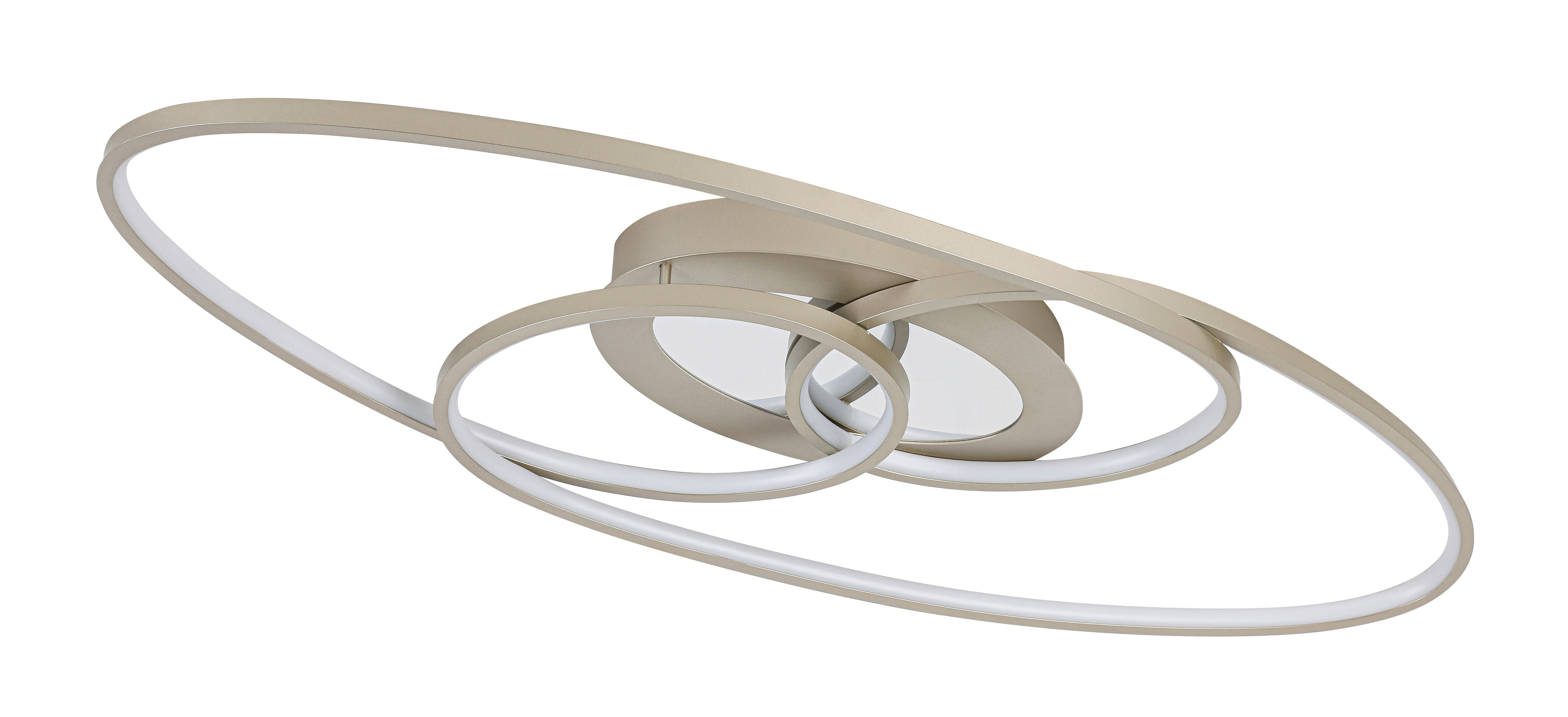 Thumbnail - Nolo LED-Deckenleuchte champagner Metall B/H/L: ca. 30x7,5x85 cm