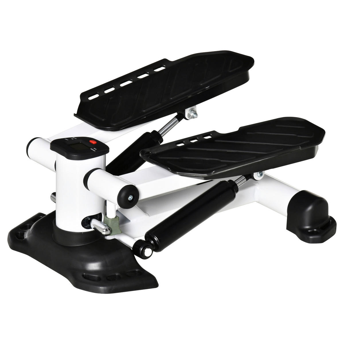HOMCOM Fitness-Zubehör schwarz Polypropylen B/H/L: ca. 34x48x21 cm Mini_Stepper - weiß/schwarz (21,00/34,00/48,00cm) - HOMCOM