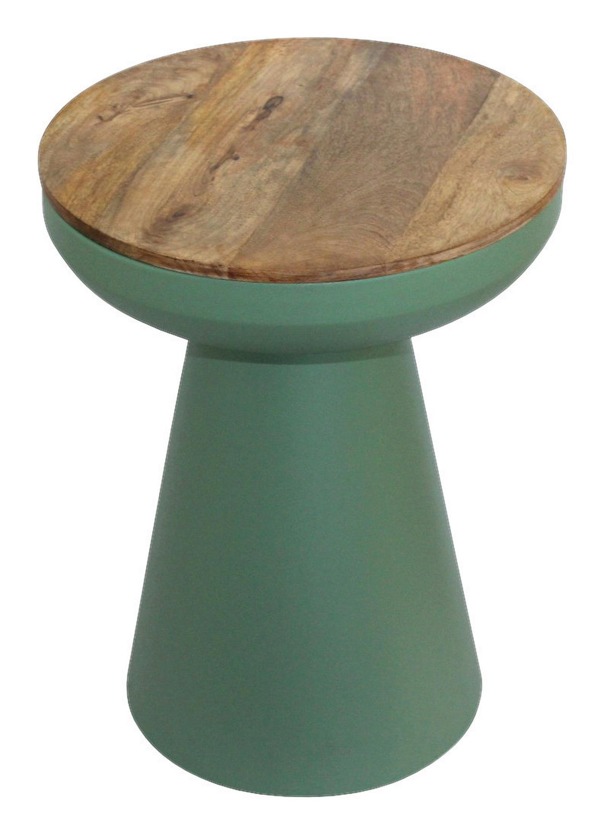 Beistelltisch Belina braun Mango H/D: ca. 51x40 cm Belina - braun/grün (40,00/51,00cm)