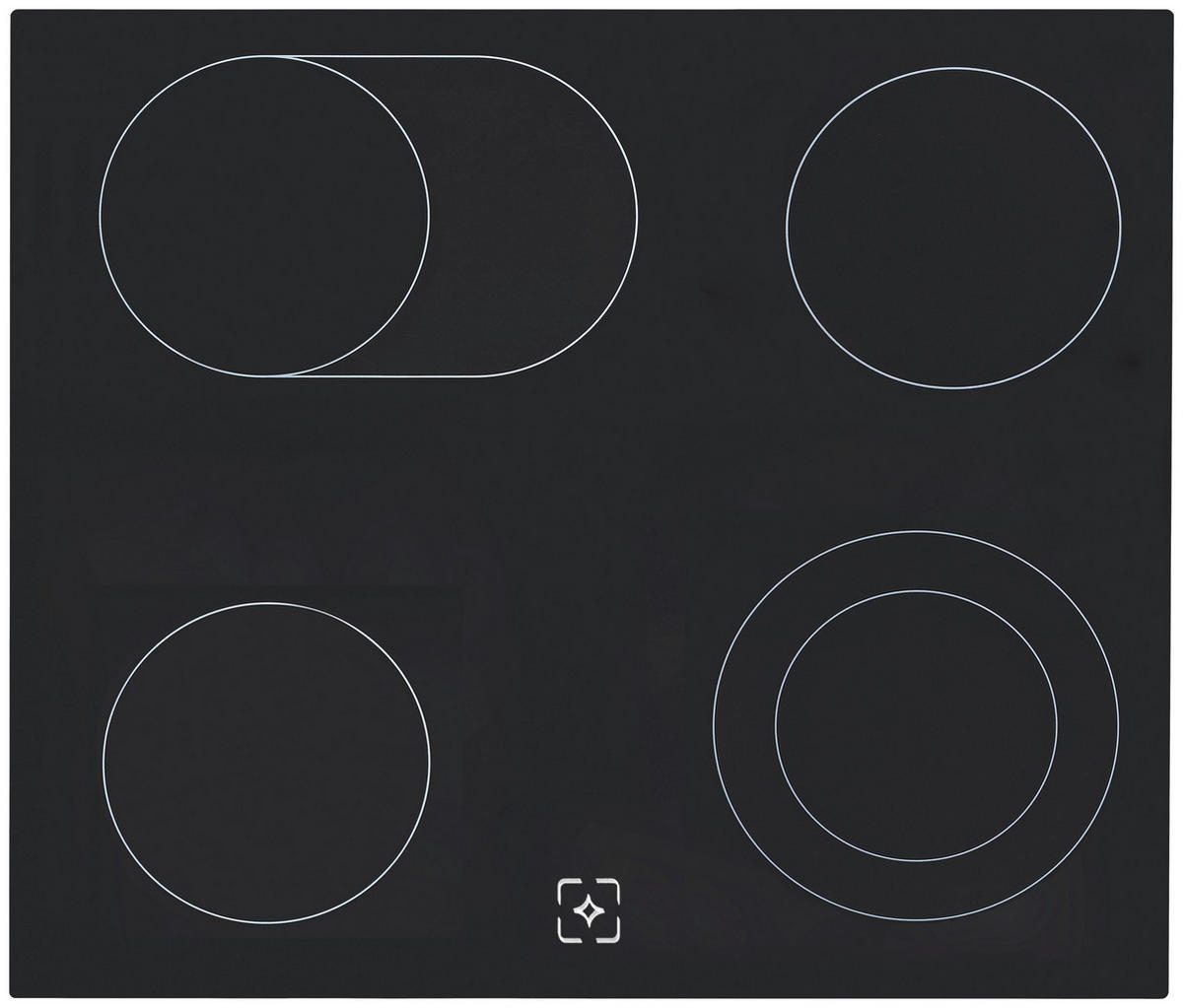 Respekta Küchenblock Premium schwarz hochglänzend B/H/T: ca. 200x200x60 cm Premium - Eiche/schwarz (200,00/200,00/60,00cm) - Respekta