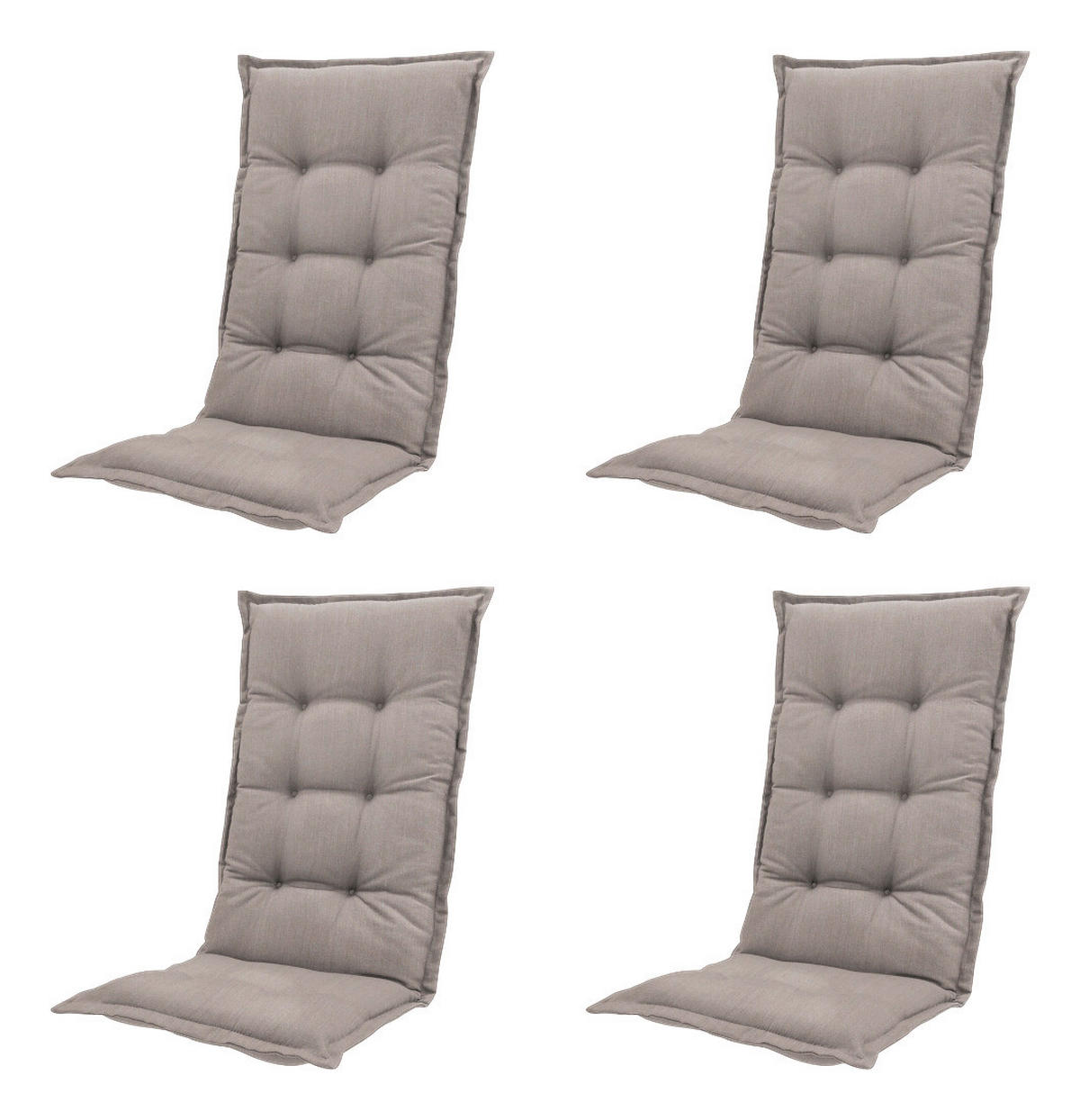 Madison Auflagen Set Basic Basic - taupe (123,00/50,00/2,00cm) - Madison