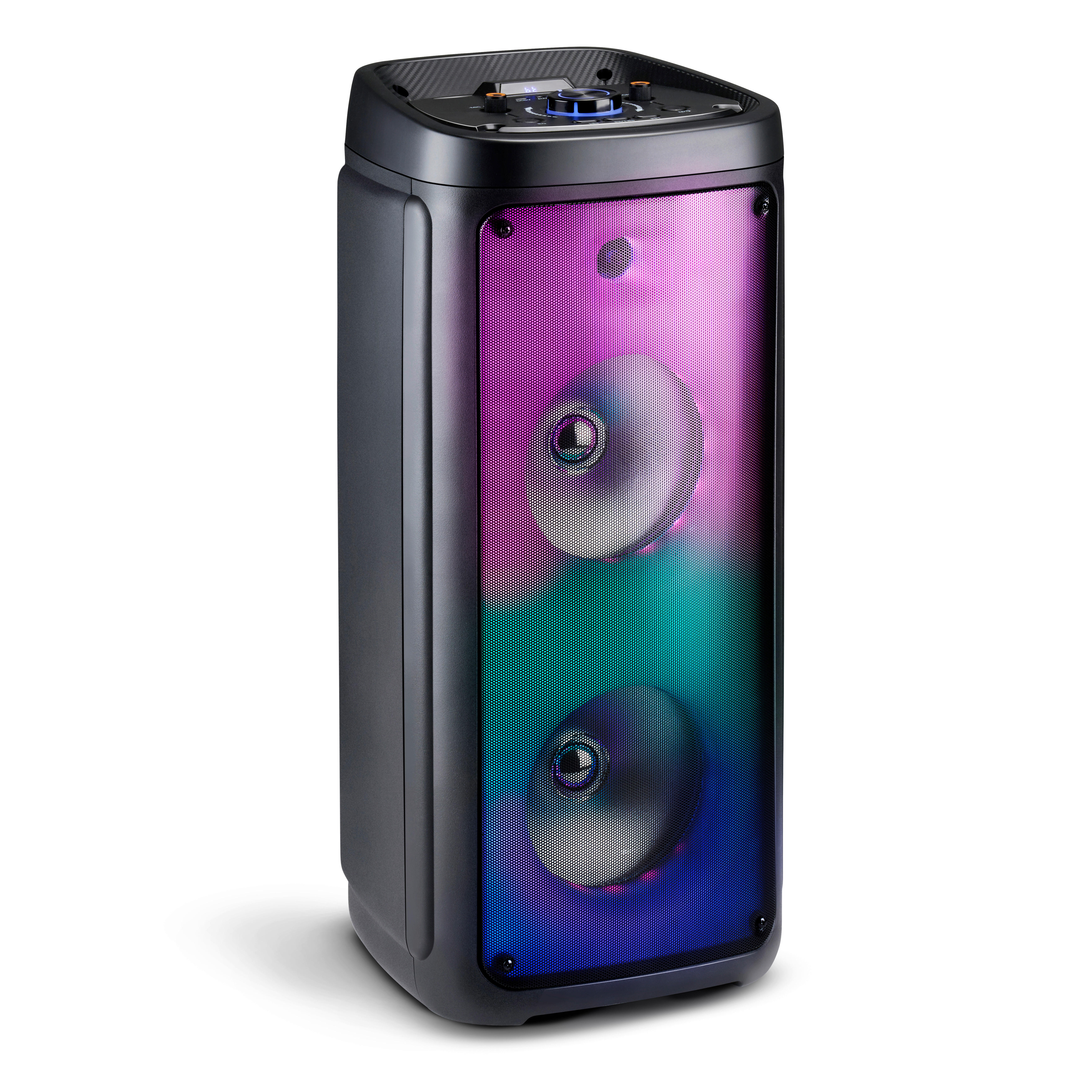 Lautsprecher 871125225651 schwarz B/H/T: ca. 30x67x29 cm Bluetooth-LED-Partylautsprecher - schwarz (30,00/67,00/29,00cm)