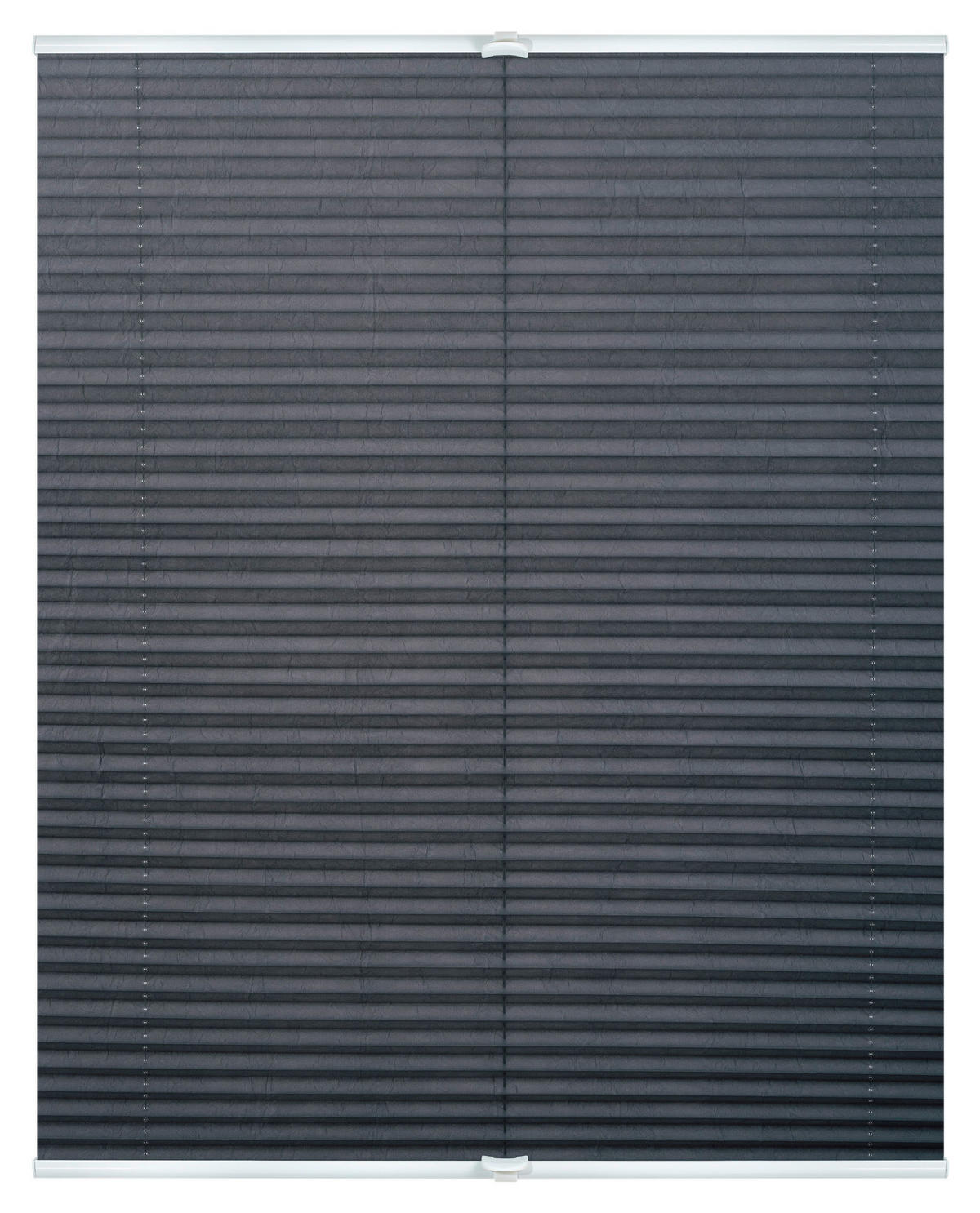 Spannplissee grau B/L: ca. 45x130 cm Plissee_Klemmfix - grau (45,00/130,00cm) - LICHTBLICK