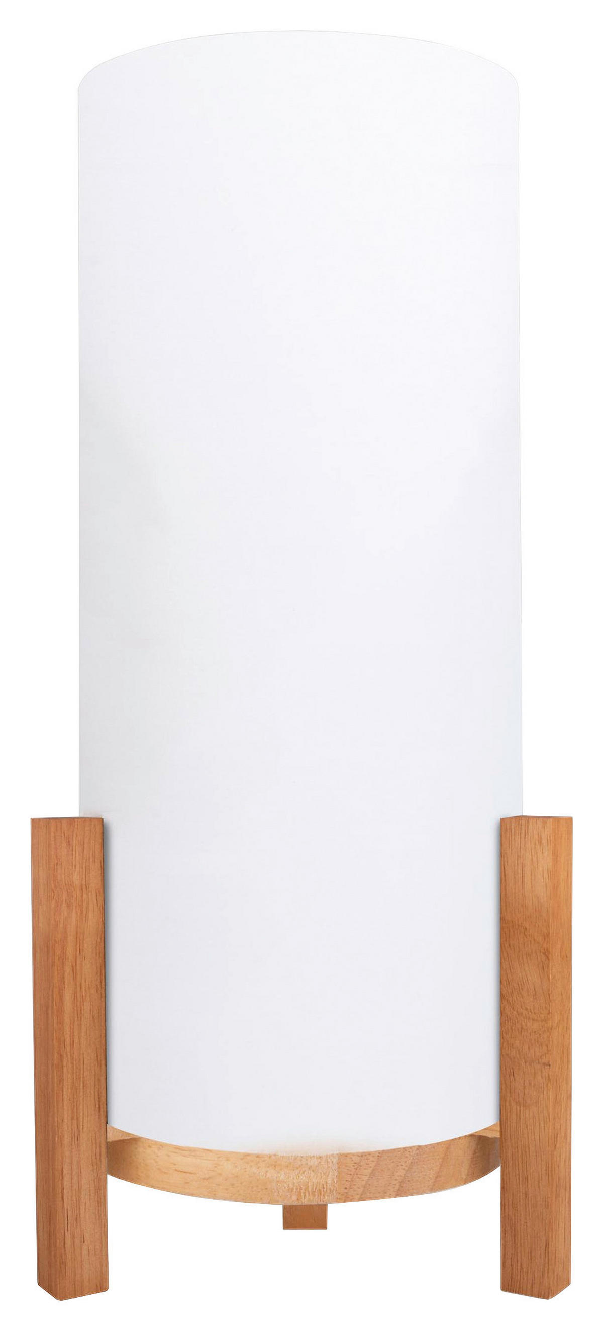 Näve Leuchten LED-Leuchten 5311423 weiß Textil Holz B/H/T: ca. 22x48x22 cm null 1 Brennstellen Madita - weiß (22,00/48,00/22,00cm) - Näve Leuchten