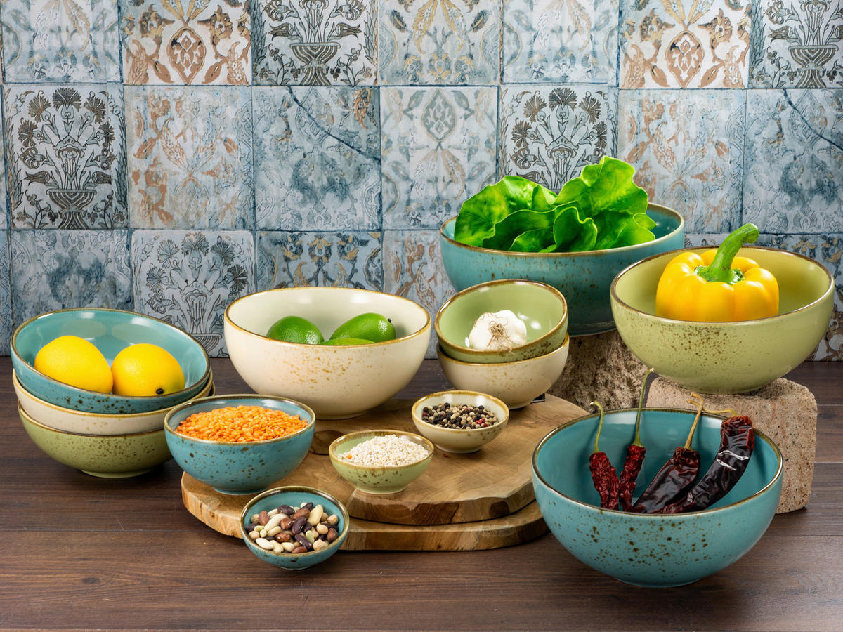 CreaTable Poke Bowl Nature Colle Poke multicolor Keramik 4 tlg. Nature Colle Poke - multicolor - CreaTable