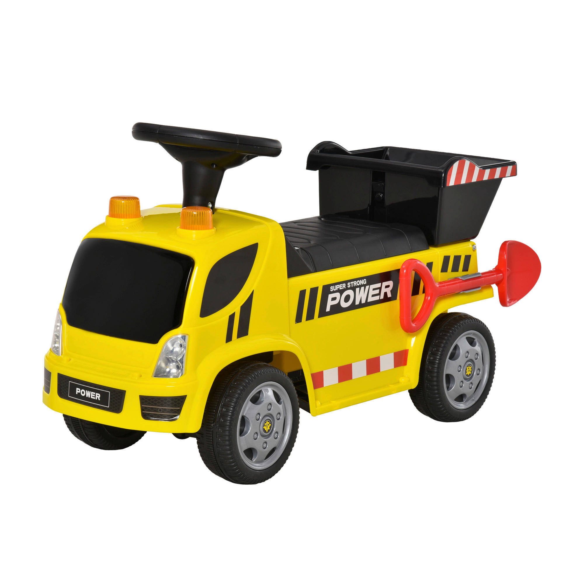 HOMCOM Kinder-Rutschauto gelb B/H/L: ca. 28,2x42x72 cm Rutschauto - gelb (72,00/28,20/42,00cm) - HOMCOM