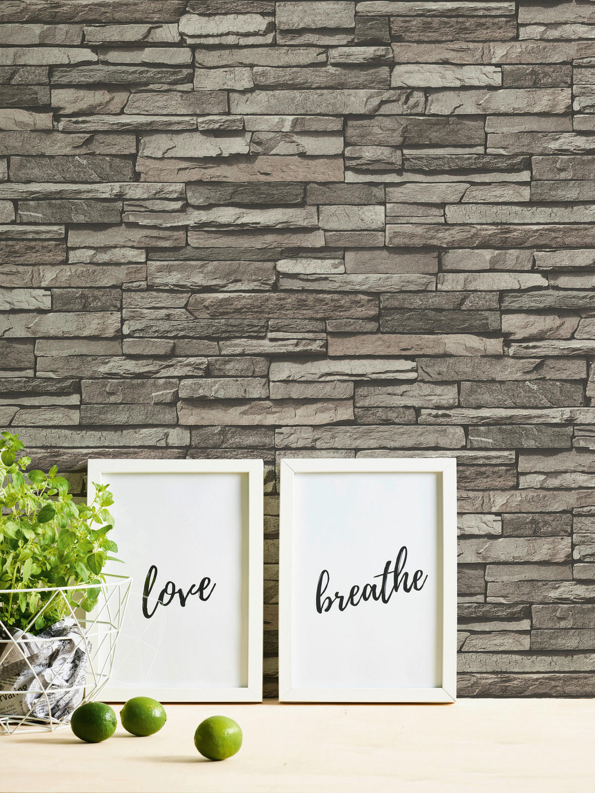 A.S.Creation Vliestapete schwarz grau creme B/H/D: ca. 53x1005x9,3 cm Vliestapete - creme/schwarz (9,30/1005,00cm) - A.S.Creation