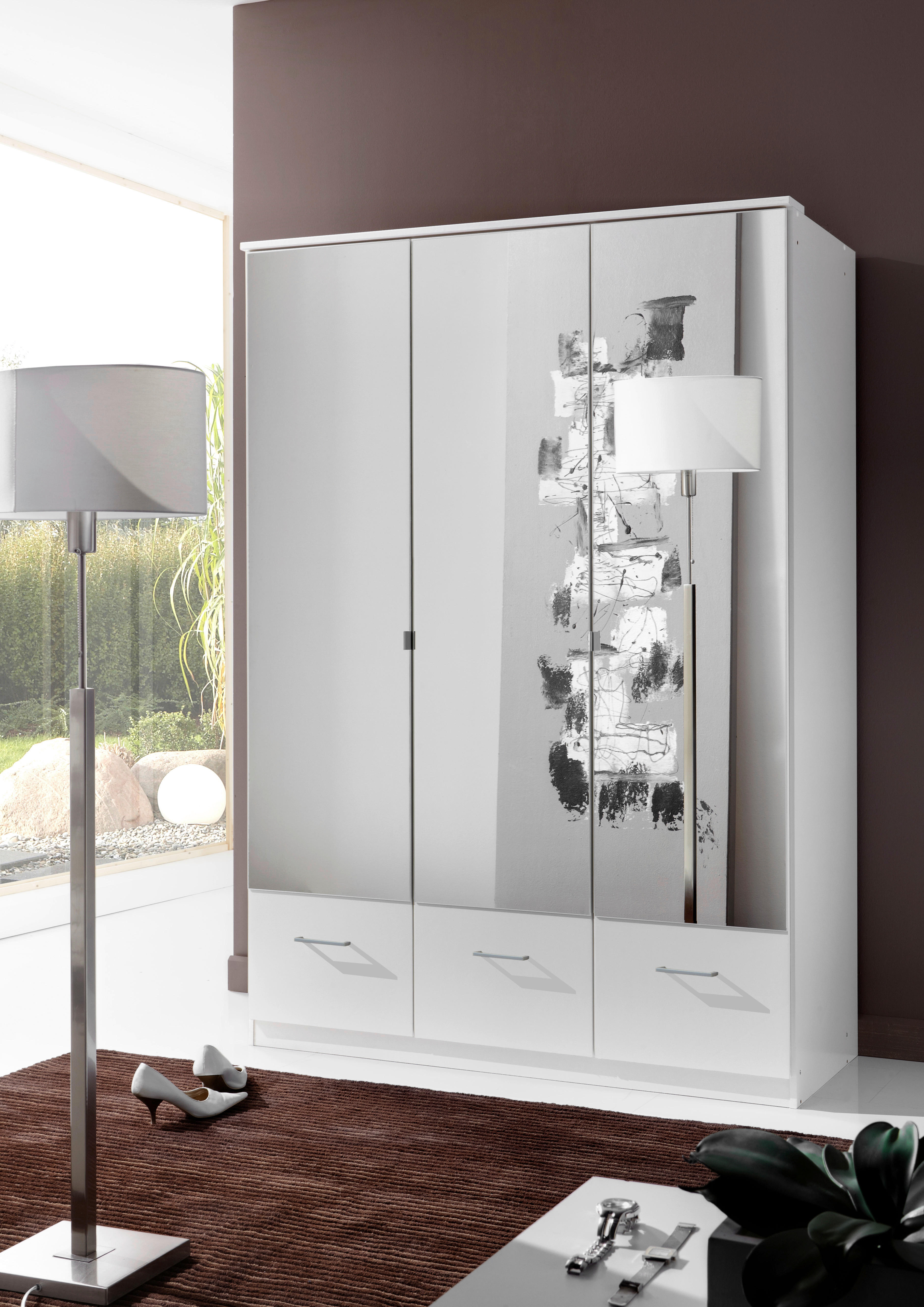 Kleiderschrank Imago weiß B/H/T: ca. 135x199x58 cm Imago - weiß (135,00/199,00/58,00cm)
