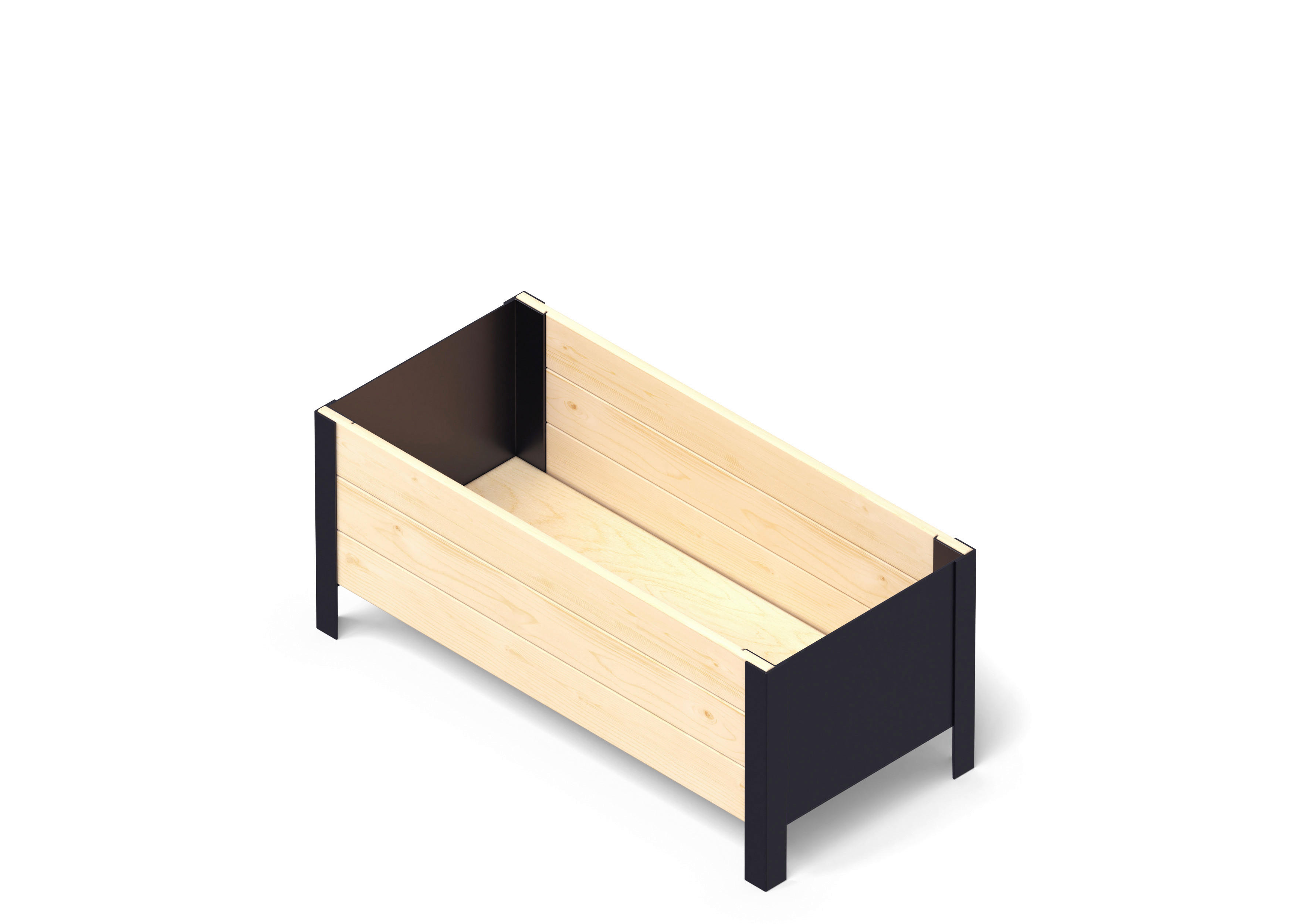 UPYARD Hochbeet MODERN natur Holz B/H/L: ca. 36x32x78 cm MODERN - natur (78,00/36,00/32,00cm) - UPYARD