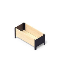 UPYARD Hochbeet MODERN natur Holz B/H/L: ca. 36x32x78 cm MODERN - natur (78,00/36,00/32,00cm) - UPYARD