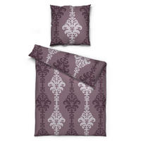 Microfaser Bettwäsche Bettwäsche-Microfaser Ornamente bor - bordeaux (135,00/200,00cm) - Sensation