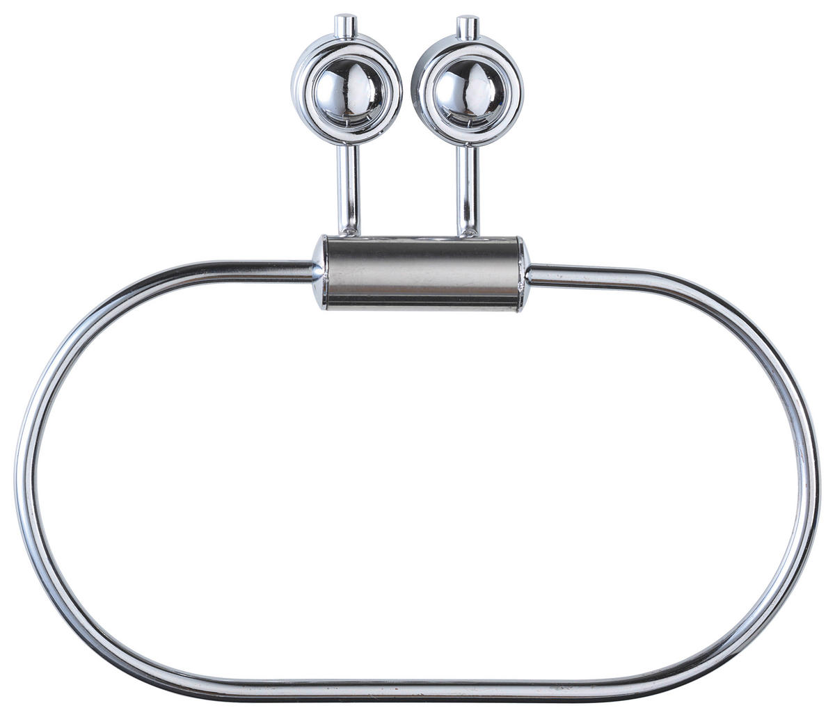 Handtuchring silber Eisen B/H/L: ca. 19x15x4,5 cm Handtuchring_Atlantik - silber (4,50/19,00/15,00cm) - Axentia