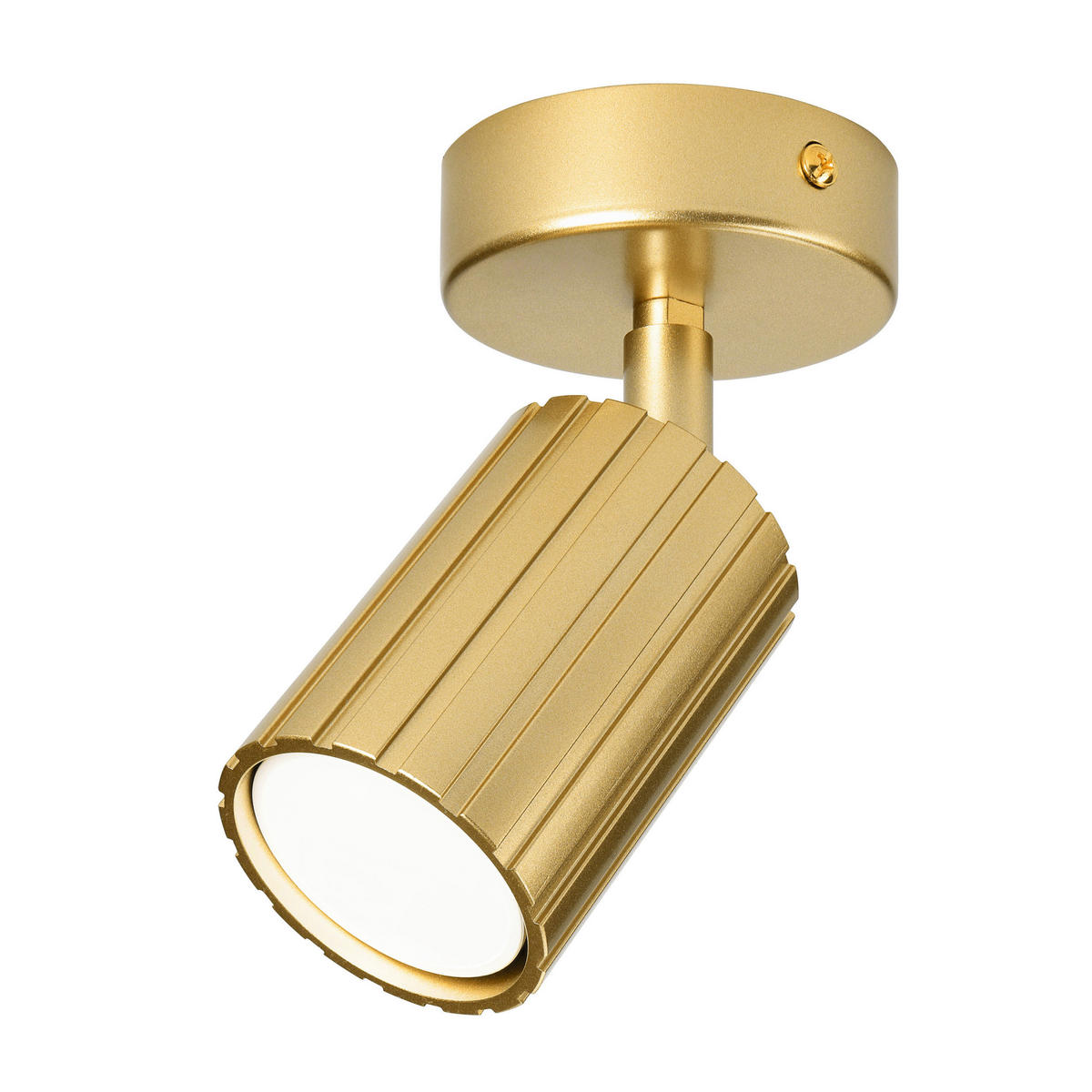 Lamkur Wandleuchte gold Stahl B/H/L: ca. 8x16x8 cm GU10 1 Brennstellen Prisma - gold (8,00/8,00/16,00cm) - Lamkur