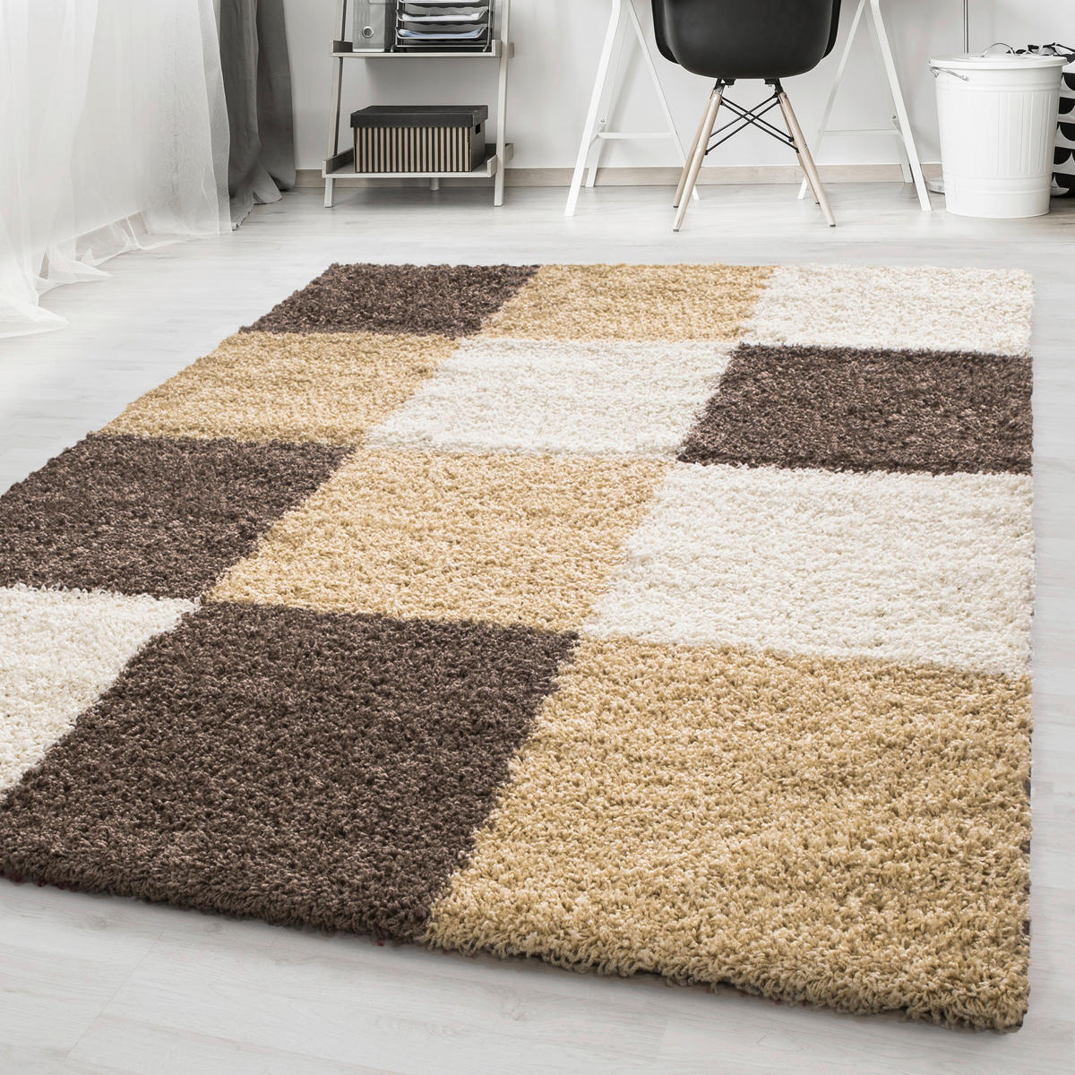 Ayyildiz Teppich LIFE mokka B/L: ca. 120x170 cm LIFE - mokka (120,00/170,00cm) - Ayyildiz