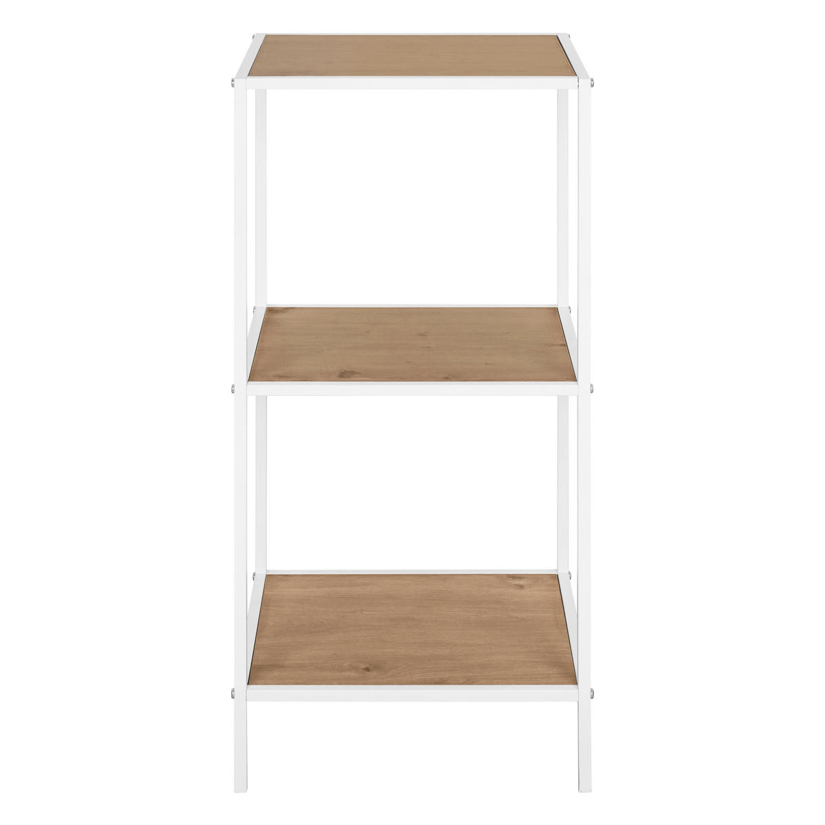 Standregal Sensation weiß Eiche Nachbildung B/H/T: ca. 37x82,5x33 cm Sensation - Eiche/weiß (37,00/82,50/33,00cm)