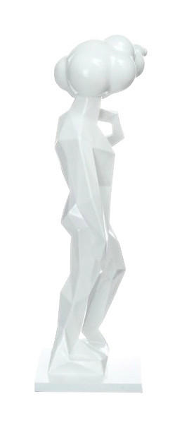Kayoom Dekofiguren weiß Kunststoff B/H/T: ca. 18x56x23 cm Dekofiguren - weiß (18,00/56,00/23,00cm)