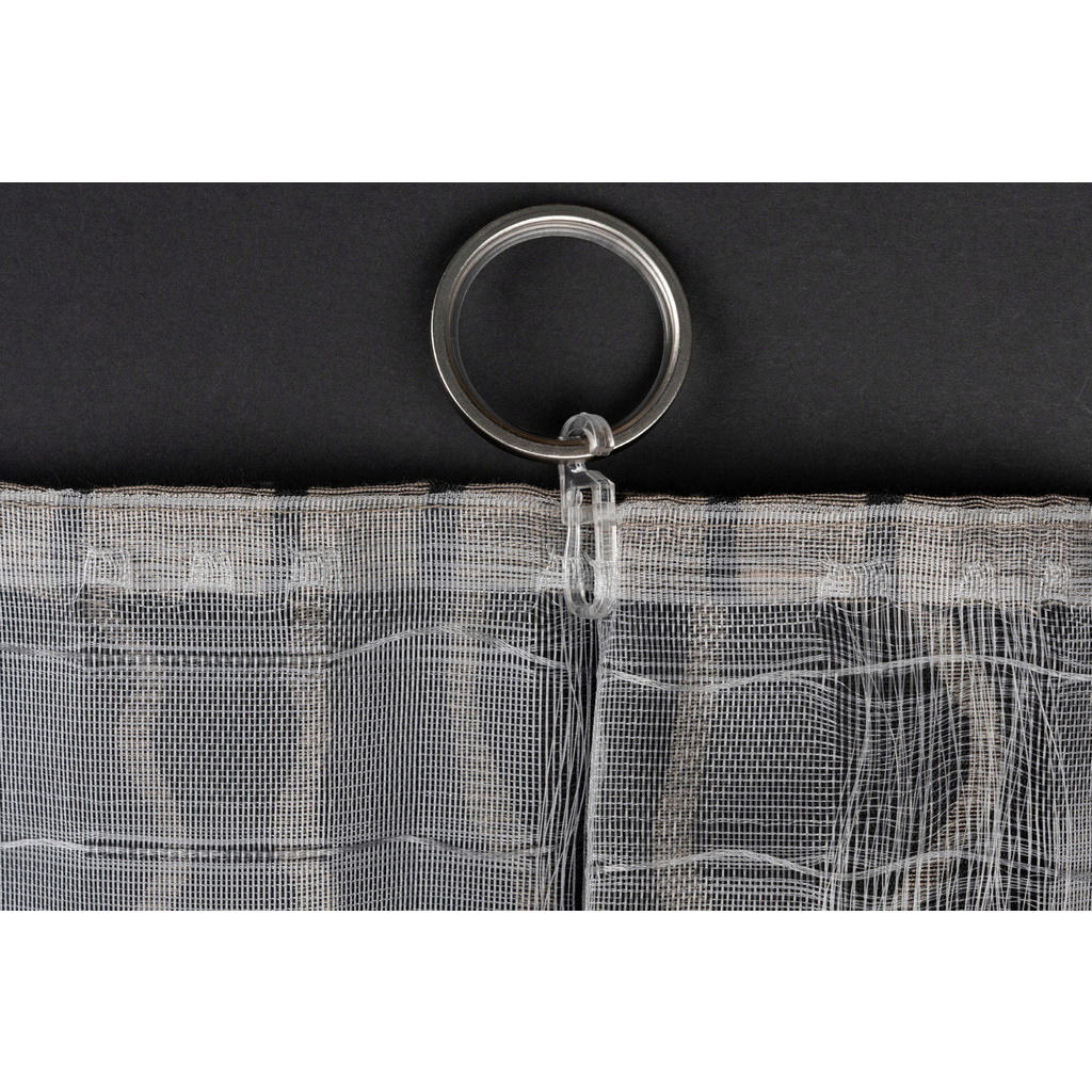 Thumbnail - Kombivorhang 2er Pack Stream taupe B/L: ca. 135x300 cm