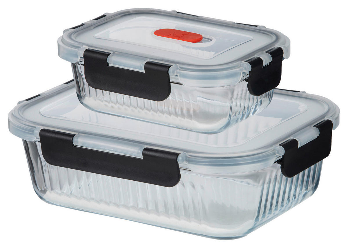 MASTERPRO Vorratsdose EXCELLENCE schwarz EXCELLENCE - schwarz/transparent - MASTERPRO