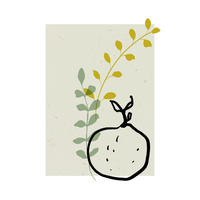 Komar Poster Fruit du paradis Pflanzen B/L: ca. 50x70 cm Fruit du paradis - (50,00/70,00cm) - Komar