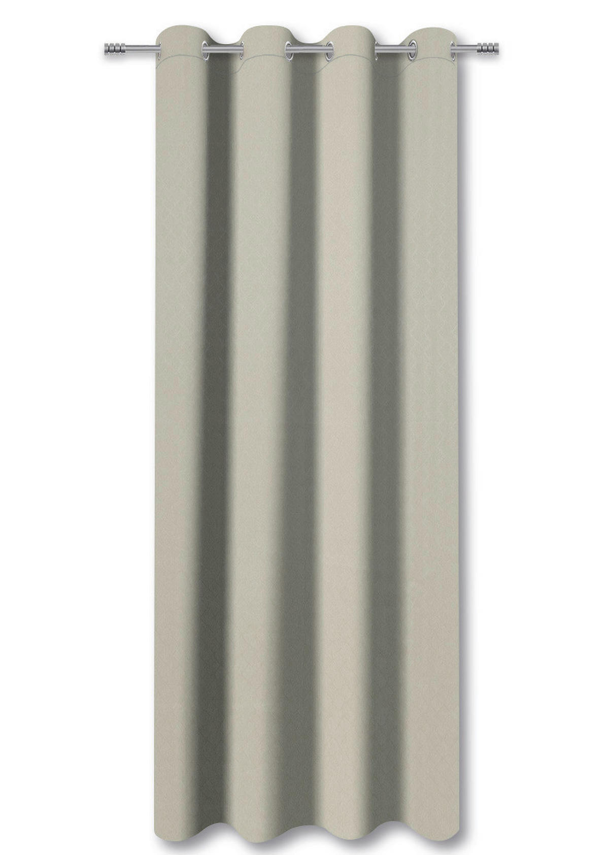 Verdunklungsvorhang Larius beige B/L: ca. 140x245 cm Larius - beige (140,00/245,00cm)