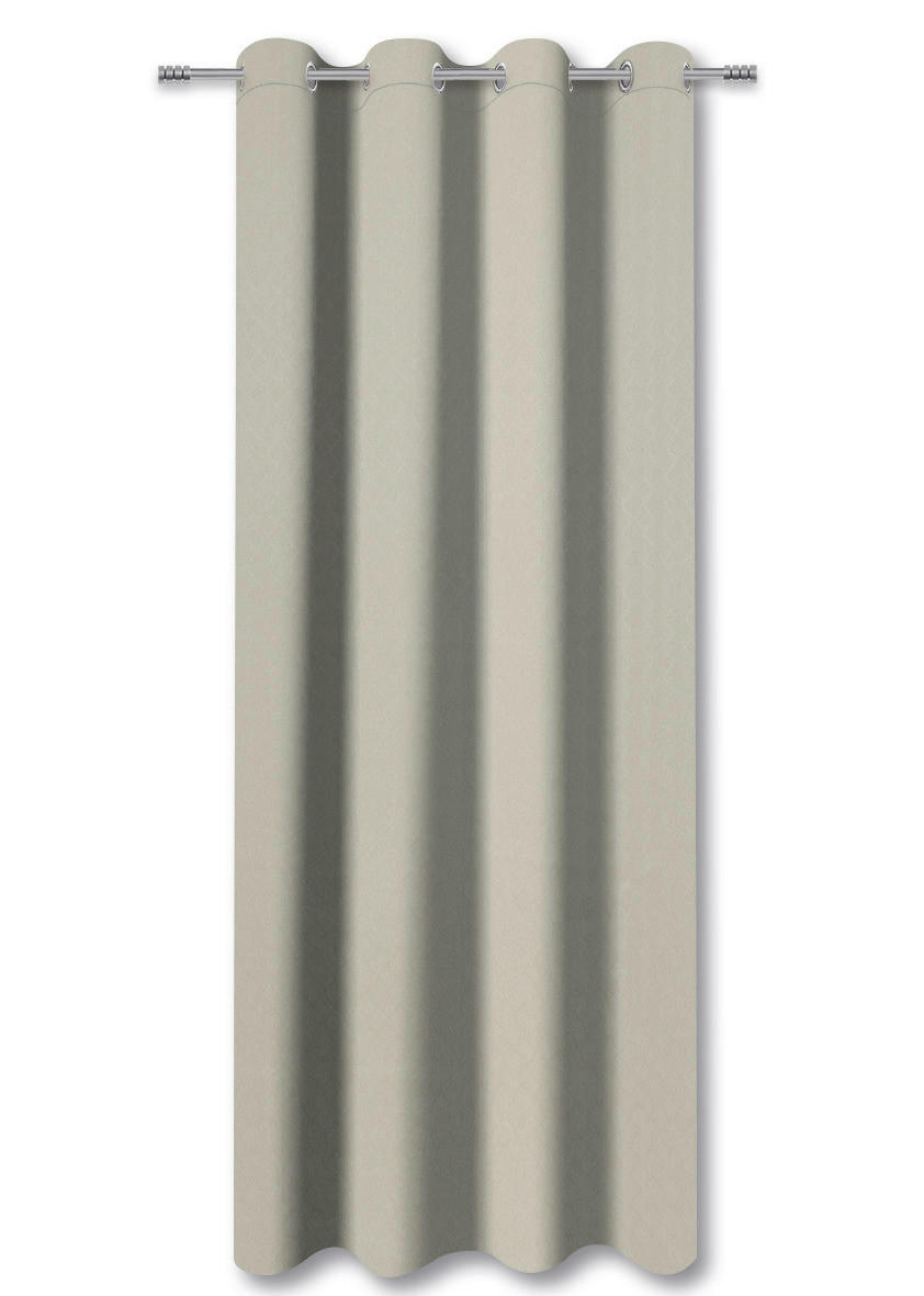 Thumbnail - Verdunklungsvorhang Larius beige B/L: ca. 140x245 cm