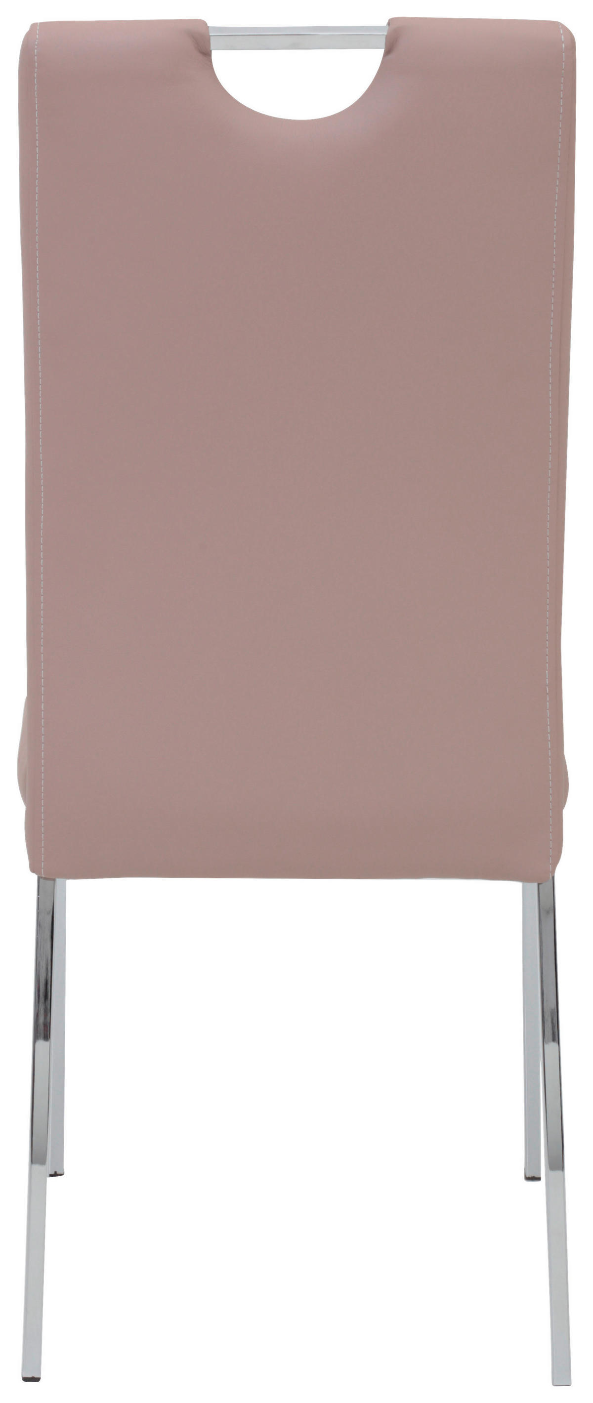 Stuhl Andrea 4er Set Cappuccino Chrom Kunstleder Metall B/H/T: ca. 43x100x64 cm Andrea 4er Set - Chrom/Cappuccino (43,00/100,00/64,00cm) - Hela