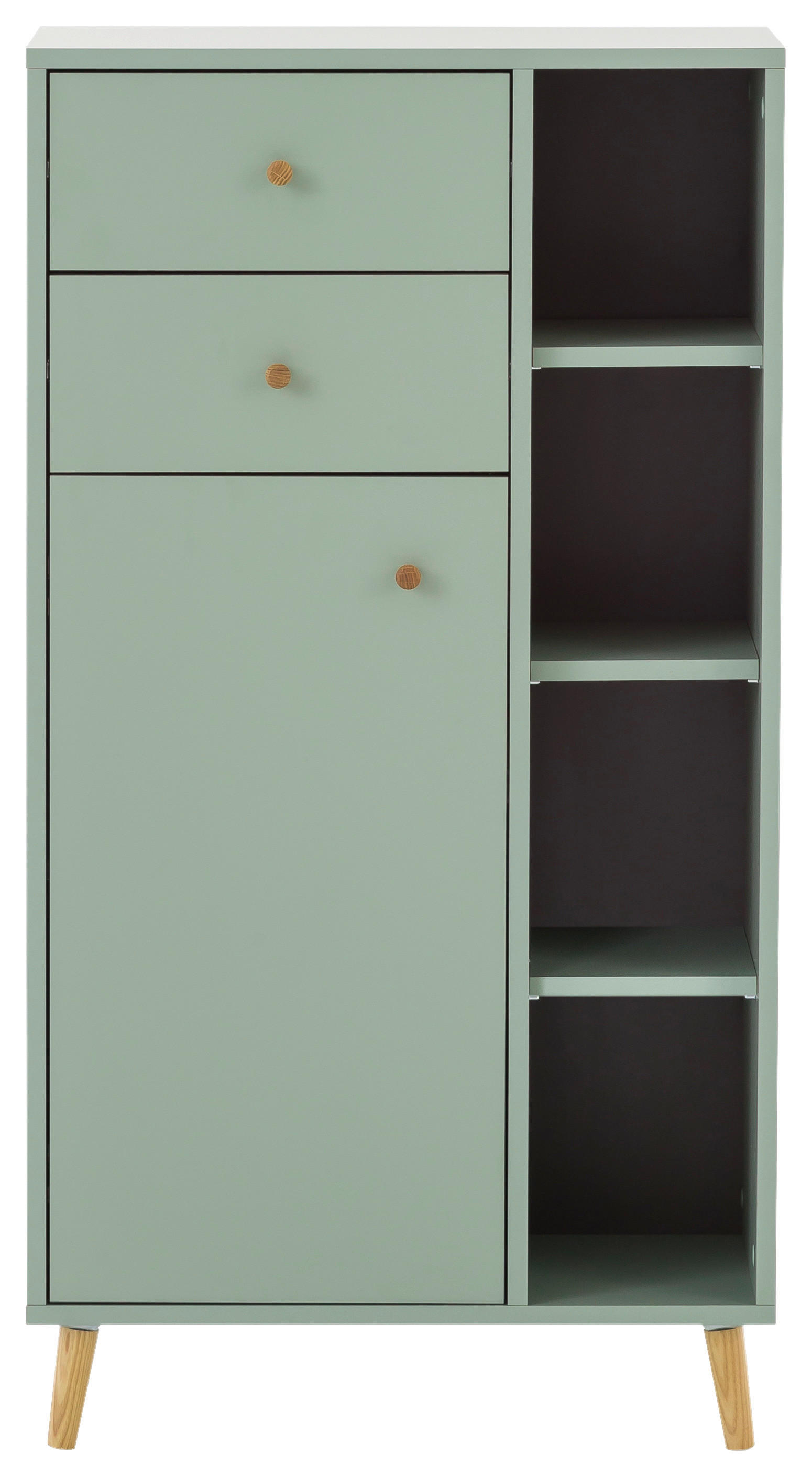 Thumbnail - Midischrank Bjarne Pistazie B/H/T: ca. 60,2x113,4x33 cm