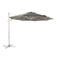 AXI Outdoor Living Ampelschirm Cyrus weiß Metall B/H/L: ca. 300x250x300 cm Cyrus - weiß/taupe (300,00/300,00/250,00cm) - AXI Outdoor Living