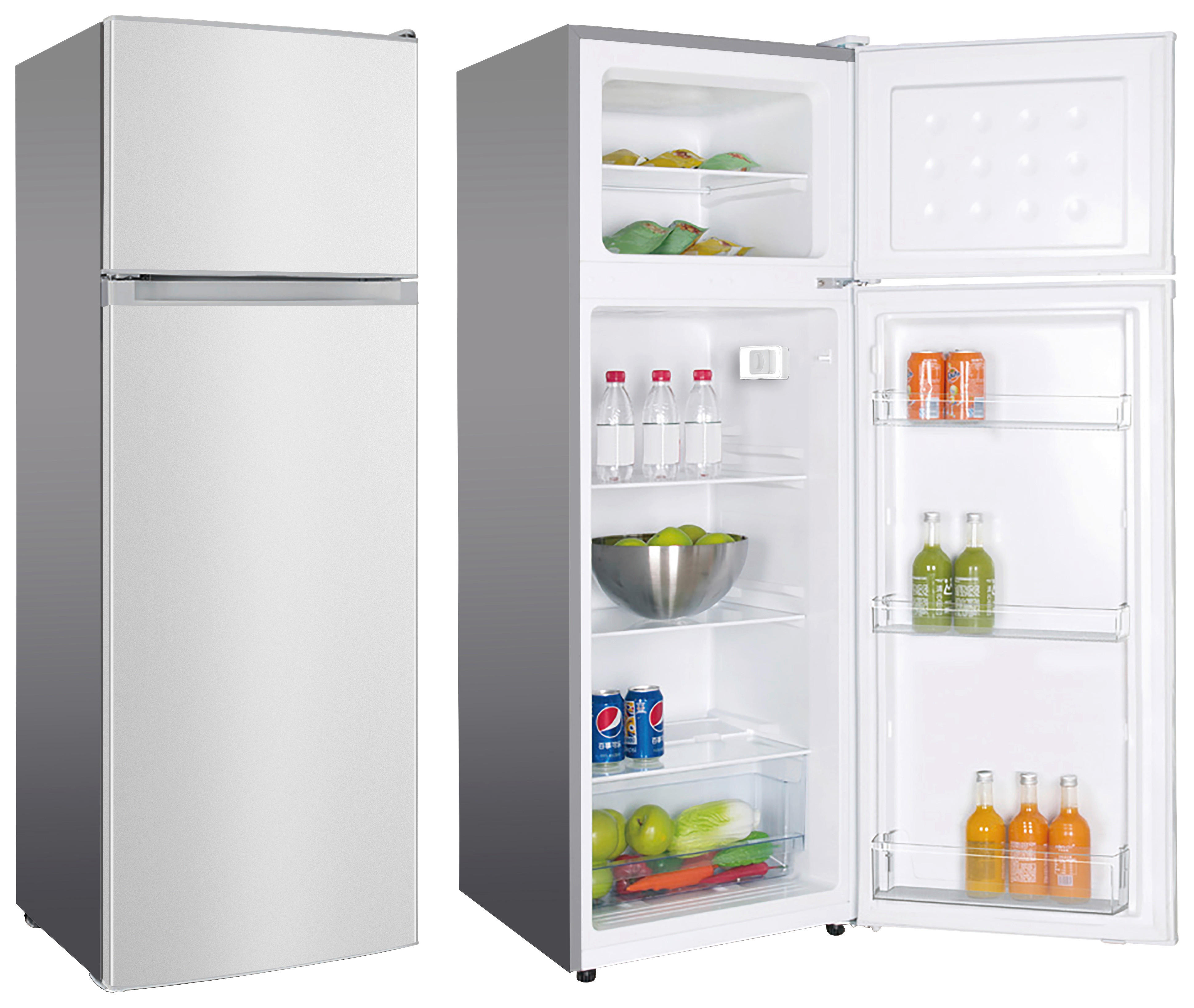 POCOline Kühl-/Gefrierkombination KGK125-132EIX Inox B/H/T: ca. 45x125x49 cm Kühl-/Gefrierkombi KGK 125-132 EIX - Inox (45,00/125,00/49,00cm) - POCOline