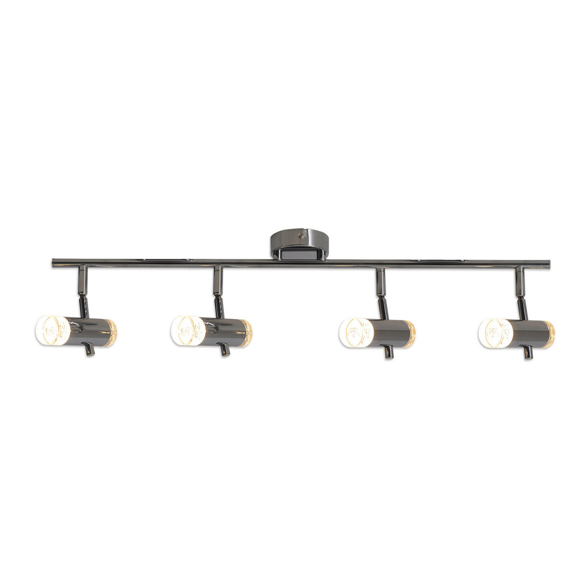 Näve Leuchten Deckenleuchte 1246042 Chrom Kunststoff Metall B/H/T: ca. 8x18,5x66 cm 4 Brennstellen Garda - Chrom (8,00/18,50/66,00cm) - Näve Leuchten