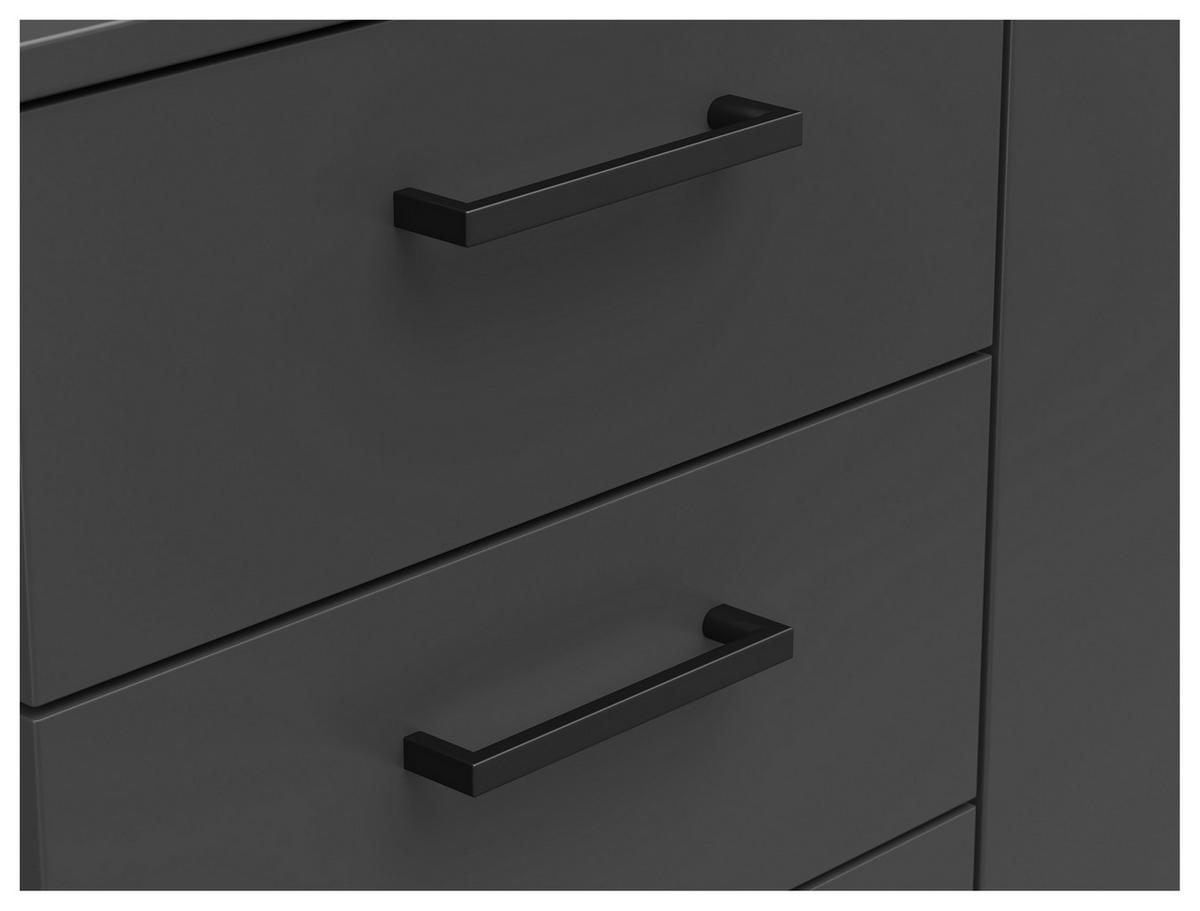 Kommode Multi-Stauraum Typ 28 anthrazit B/H/T: ca. 120x83x40 cm Multi-Stauraum Typ 28 - anthrazit (120,00/83,00/40,00cm)
