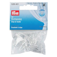 Überklipshaken transparent 10 Packstücke Überklipshaken_Prym_10erPack - transparent - Prym