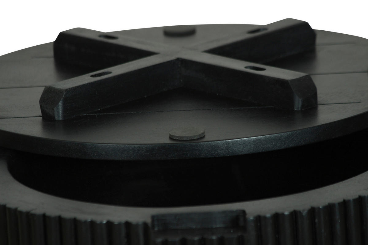 Beistelltisch OWEN schwarz Mango H/D: ca. 50x40 cm OWEN - schwarz (40,00/50,00cm) - byLIVING