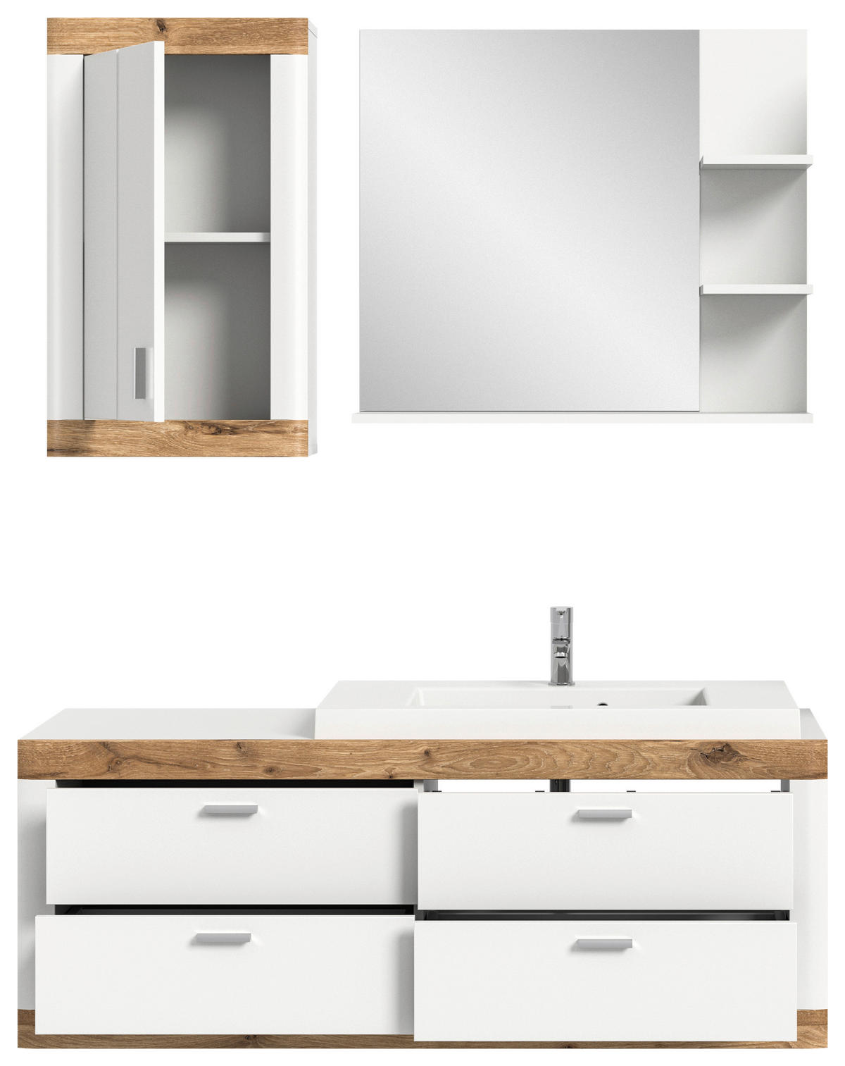 Badezimmer-Set LAREDO B/H/T: ca. 132x172x48 cm LAREDO - (132,00/172,00/48,00cm) - xonox.home