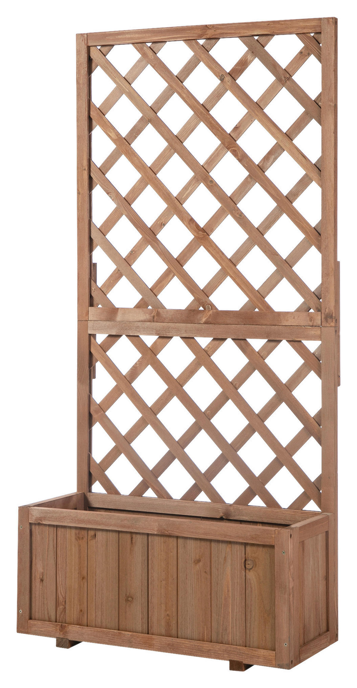Outsunny Pflanzkasten Holz B/H/L: ca. 25x27x67 cm Pflanzkasten 845-127 - (67,00/25,00/27,00cm) - Outsunny