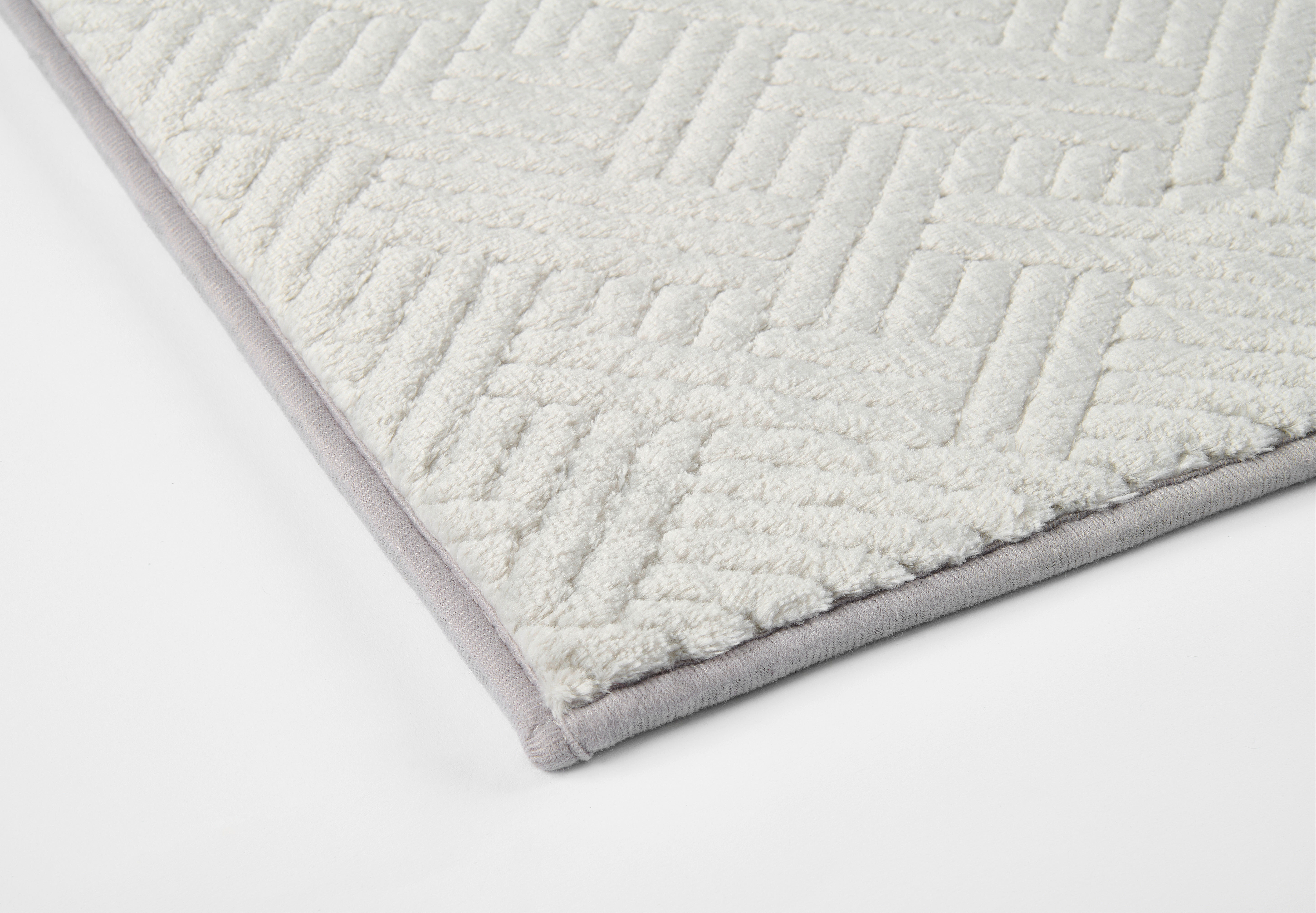 Thumbnail - Fellimitat Monaco silber B/L: ca. 120x160 cm