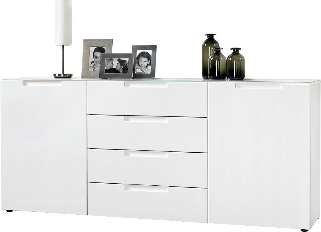 Kommode Mailand B/H/T: ca. 180x79x40 cm Mailand - weiß (180,00/79,00/40,00cm)