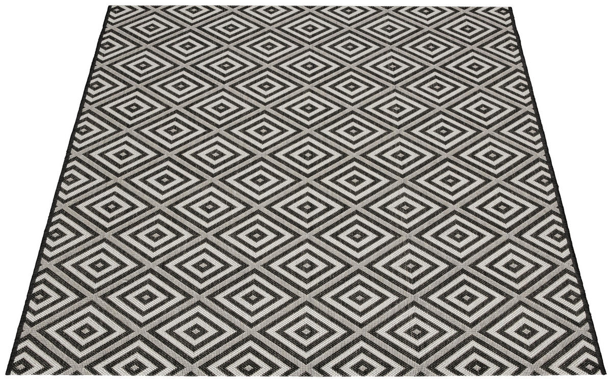 In-/Outdoor-Teppich Ambiente schwarz B/L: ca. 80x150 cm Ambiente - schwarz (80,00/150,00cm)