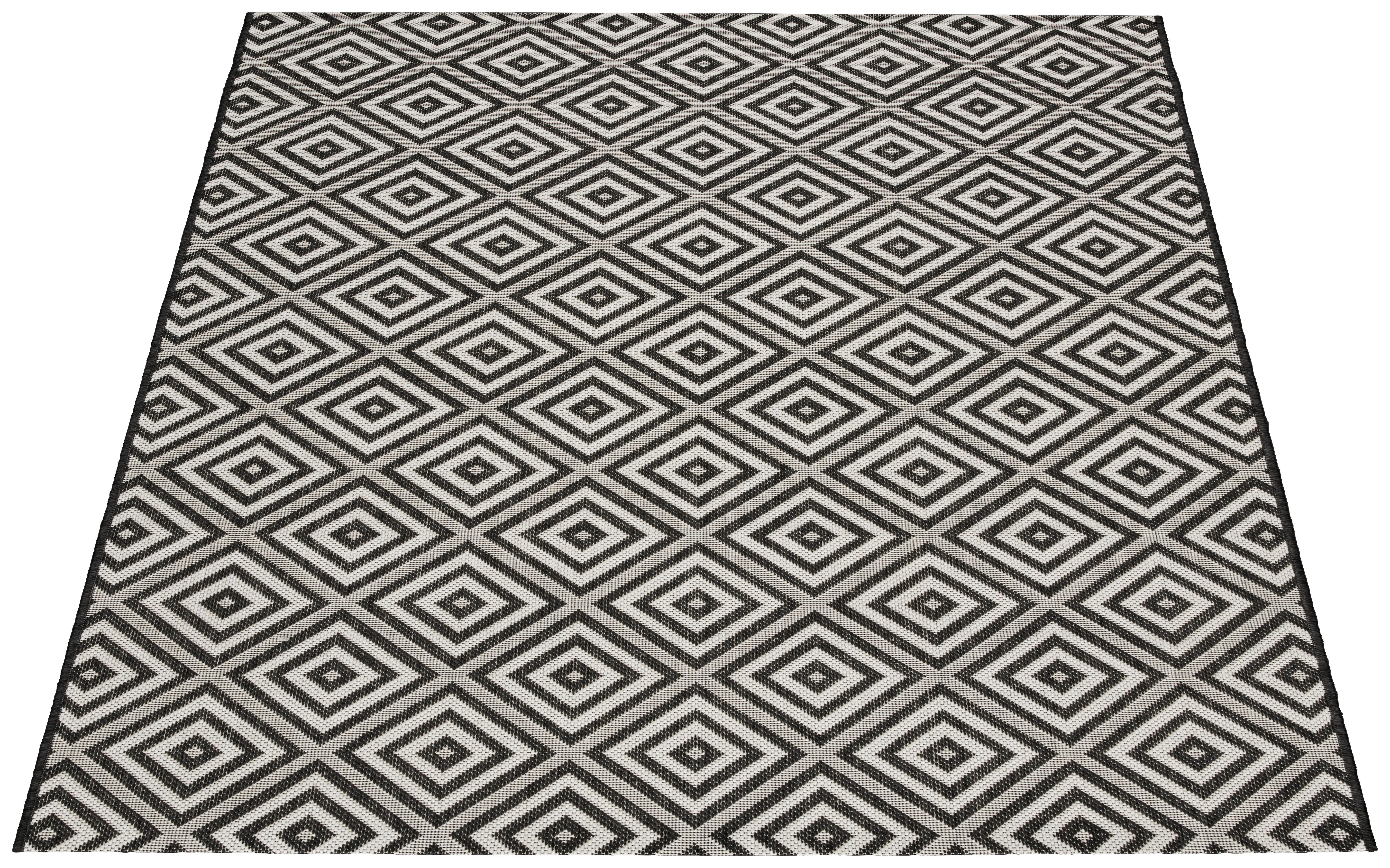 Thumbnail - In-/Outdoor-Teppich Ambiente schwarz B/L: ca. 80x150 cm