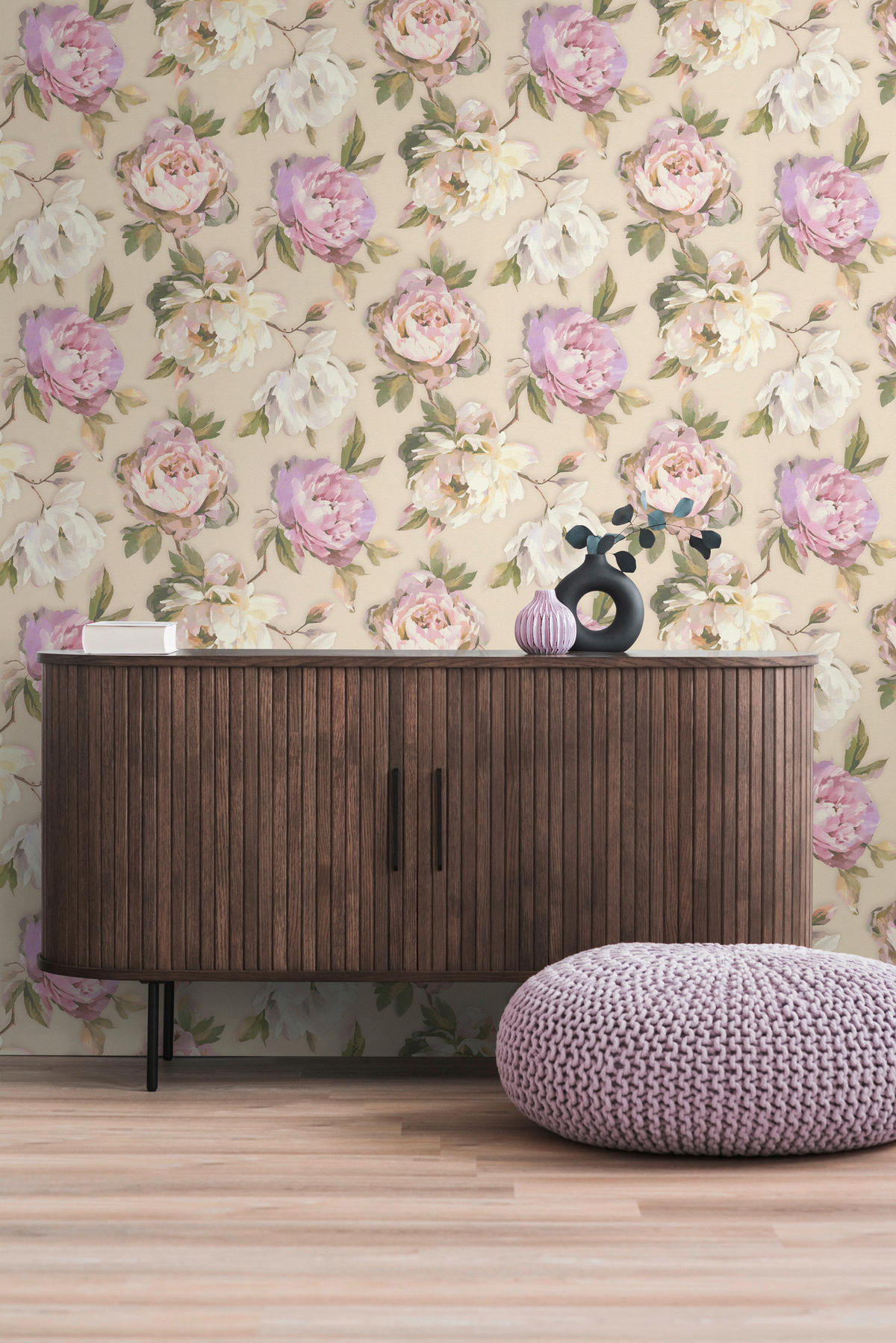 A.S.Creation Vliestapete pink grün B/H/D: ca. 53x1005x7,2 cm Vliestapete - pink/grün (7,20/1005,00cm) - A.S.Creation