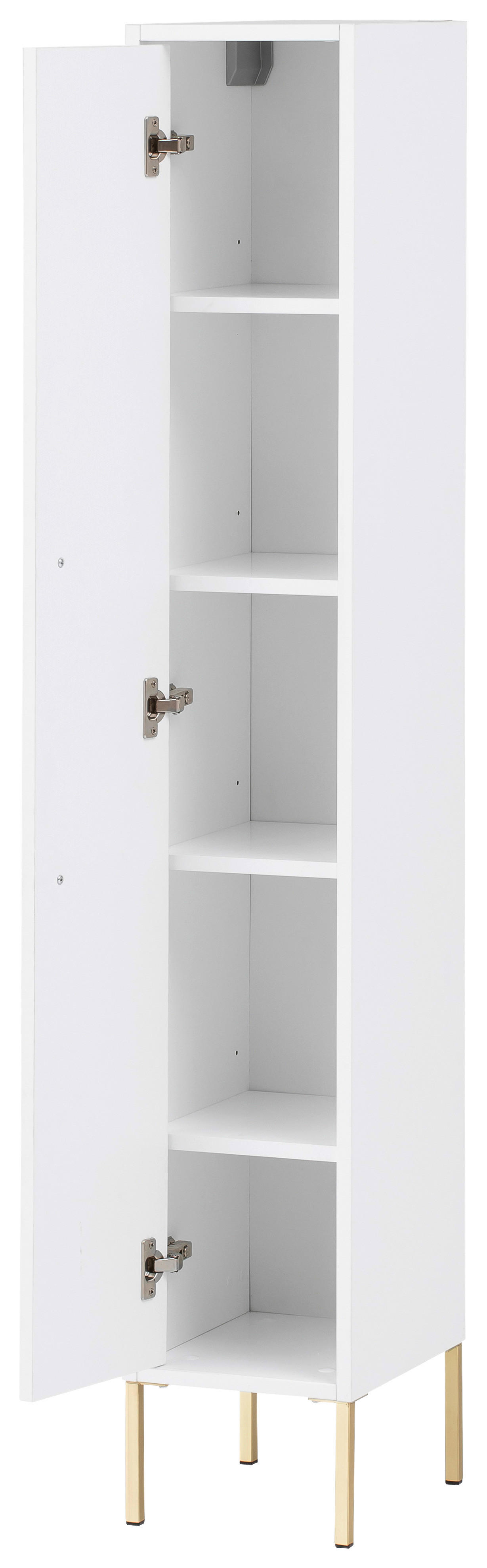 Midischrank Sarah weiß B/H/T: ca. 25x154,7x30 cm Sarah - weiß (25,00/154,70/30,00cm) - Möbelpartner