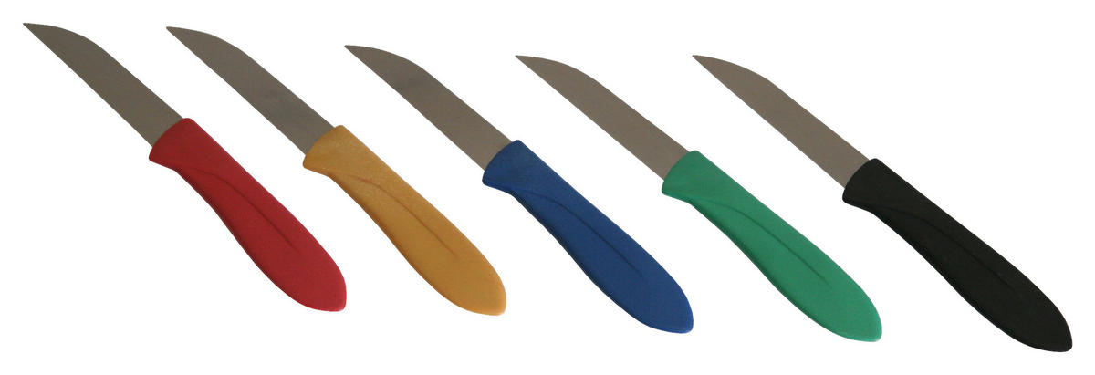 Messerset multicolor Edelstahl 5 tlg. Messerset_5tlg. - multicolor (16,00cm)