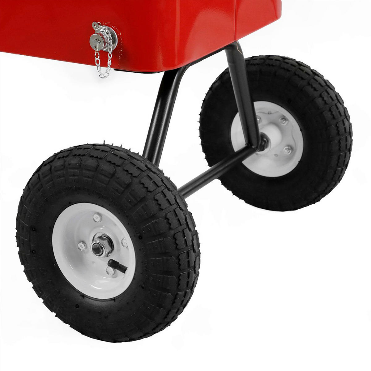 AXI Bollerwagen mit Kühlfunktion schwarz B/H/L: ca. 48x119x82 cm Bollerwagen mit Kühlfunktion - rot/schwarz (82,00/48,00/119,00cm) - AXI