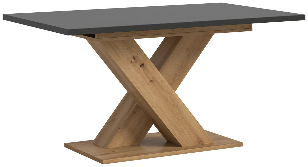 Esstisch MOTION grau Artisan Nachbildung B/H/T: ca. 150x76x90 cm MOTION - grau (150,00/76,00/90,00cm) - xonox.home